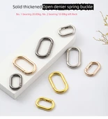 Oval Yaylı Anahtarlık - Açık Altın 2 (Model 1) thumbnail 6