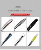 Silikon Tencere Sapı Kılıfı - Büyük Boy - 1 Adet Yanmaz Kapak thumbnail 10