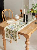 Amerikan Retro Stil Masa Örtüsü - Kış Aşk Şarkısı 30x120cm thumbnail 3