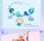 Stitch Romantik Kalp Alaşım Bileklik LAS1 - 10
