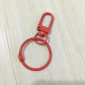 Renkli Alaşım Evcil Hayvan Istakoz Tokalı Anahtarlık - Kahve - 8