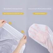 Kalın Su Geçirmez Tek Kullanımlık Masa Örtüsü - Beyaz 0.8 m x 0.8 m (240 adet) - 4