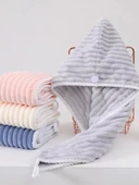 Pamuklu Emici Banyo Havlusu 3'lü Set - Pembe - 3
