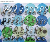 DIY Alaşım Anahtarlık Kancası - Gümüş 23 Mini Normal Toka - 7