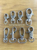 DIY Alaşım Anahtarlık Kancası - Gümüş 23 Mini Normal Toka - 3