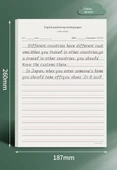 İngilizce Yazma Alıştırma Kağıdı - [Üst Seviye] İngilizce Konumlandırma 2'li Paket 100 Yaprak - 10