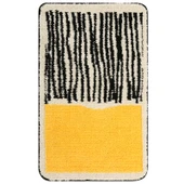 Kaymaz Banyo Paspası - 45x70cm - Filarmoni Şehri - Sarı - 6