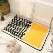 Kaymaz Banyo Paspası - 45x70cm - Filarmoni Şehri - Sarı - 3