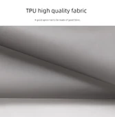 TPU Su Geçirmez Yağ Geçirmez Mutfak Önlüğü - Siyah Bel Bağcıklı - Uzun thumbnail 9