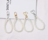 İnci Beş Köşeli Yıldız Püsküllü Anahtarlık - Altın Beş Köşeli Yıldız Tokası E059 thumbnail 4