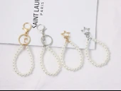 İnci Beş Köşeli Yıldız Püsküllü Anahtarlık - Altın Beş Köşeli Yıldız Tokası E059 thumbnail 7