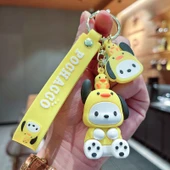 Sanrio Kafalı Bebek Parchia Köpek Anahtarlık - 1