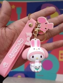 Sanrio Kafalı Bebek Parchia Köpek Anahtarlık - 2