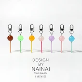 Yapay Lolipop Anahtarlık - Portakal, Nane ve Limon Aromalı - 6