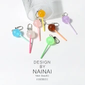 Yapay Lolipop Anahtarlık - Portakal, Nane ve Limon Aromalı - 3