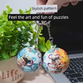 Nezha Sihirli Çocuk 3D Yapboz Anahtarlık [hangisi 2] - 1