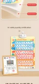 Çince Pinyin Alfabe Duvar Tablosu - Pinyin, Sayı (2'li) - 10