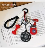 Dambıl ve Halter Anahtarlık - Renkli ve Enerjik - 11