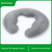 Silikon Yüz Yastığı - Güzellik Yatağı - 3. Nesil Ten Rengi - Yumuşak Taban - Yuvarlak - 3.5cm - 3