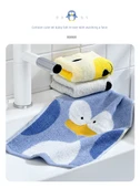 Sevimli Çizgi Film Bebek Pamuk Havlusu - 2'li [Panda + Ayı] thumbnail 11