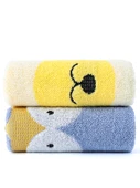 Sevimli Çizgi Film Bebek Pamuk Havlusu - 2'li [Panda + Ayı] thumbnail 6