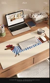 Çizgi Film Desenli Su Geçirmez Yağa Dayanıklı Ofis Masa Matı - Uzun Parşömen Leke Tutmaz Ped 40x90cm - 7