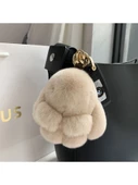 Tavşan Peluş Anahtarlık - Taro Moru - 10cm - 2