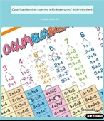 Su Geçirmez Matematik Öğrenme Duvar Tablosu - 10'a Kadar Toplama Çıkarma, Ayrıştırma, 20'ye Kadar Toplama Çıkarma, Pinyin thumbnail 10