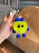 Araba Anahtarlık Peluş Oyuncak Bebek - Yeşil - 10