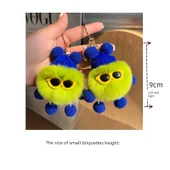 Araba Anahtarlık Peluş Oyuncak Bebek - Yeşil - 7
