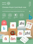 Çince Pinyin Kartları - 21cm, 70 Yaprak, 4 Çizgili, Çift Taraflı Film - 2