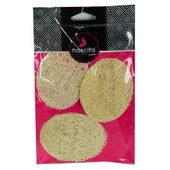 Nascita Doğal Kabak Lifli Peeling Lifi Yüz Pedi Kesesi 3lü 9x7Cm - 1
