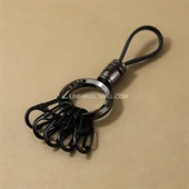 Metal S Tipi Yaylı Kancalı Anahtarlık - Gümüş Set (1 Anahtarlık + 5 S Kanca) thumbnail 9