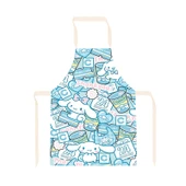Sanrio Cinnamoroll Yetişkin Önlüğü - Büyük Meng Yıldızı 04 - 65x75cm - Kalın Pamuklu - 2