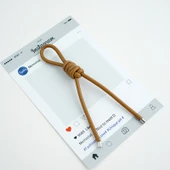 Minimalist Deri Örgü Araba Anahtarlık - Stil 4-H52 - 10