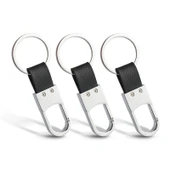 Hakiki Deri Minimalist Kolye Anahtarlık - Dörtlü Paket thumbnail 5