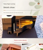 3D Piyano Takvim 2025 - 25 Yıllık Haftalık Takvim - Pembe thumbnail 9