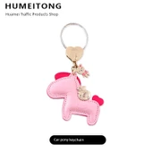 Araba Anahtarlık Kolye - Hemen Zengin Pembe Çelik Halka - 1