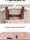 Cepli Su Geçirmez Yağa Dayanıklı Mutfak Önlüğü - Uzun Deri Standart Önlük Pembe thumbnail 11