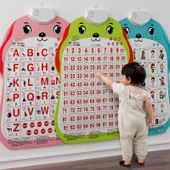 Erken Eğitim Sesli Duvar Tablosu - Çarpım Tablosu + Çince Karakterler + Vuruşlar thumbnail 2