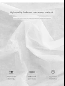 Tek Kullanımlık Yatak Örtüsü 40 Adet - Su Geçirmez Yağa Dayanıklı 90x215cm (75-80x190cm Yatak için) thumbnail 9