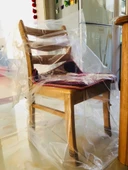 Şeffaf Plastik Sandalye Kılıfı - 120x160cm - Aşınmaya Dayanıklı Kompozit Kağıt - 10