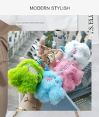 Altın Rengi Unicorn Peluş Anahtarlık - 9cm - 8