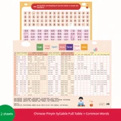 Çince Pinyin Hece Tablosu + Test Sorularında Ortak Kelimeler thumbnail 1