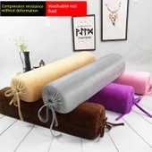 Hamileler İçin Silindir Süngerli Masaj Yastığı - Kahve (50cm) - 2
