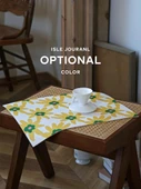 Retro Diatomit Emici Mat - Mürekkep Balığı Desenli 50x60cm - 3
