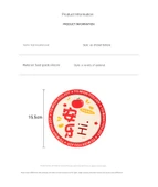 Isıya Dayanıklı Silikon Amerikan Servis - Huzur ve Neşe + Başarı + İyi Şanslar [3 Adet] 15.5x15.5cm thumbnail 10