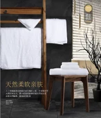 Beyaz Banyo Havlusu 70x140cm 600g - 9
