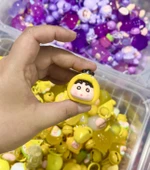 DIY Reçine Anahtarlık Sürpriz Kutusu - Pembe - 5 Parça - 3