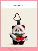 Sevimli Panda Yılbaşı Hediyesi Çanta Kolye Peluş Oyuncak Anahtarlık - Sarı Aslan [Köpek Yavrusu] - 6